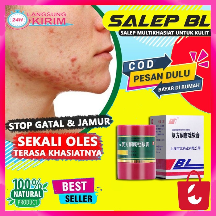 [100% Asli + COD] Salep BL Asli Original - Cream BL Original Asli Salep Obat Gatal Kudis Kurap Panu Kutu Air Ampuh salep untuk penyembuhkan penyakit kulit 7gr