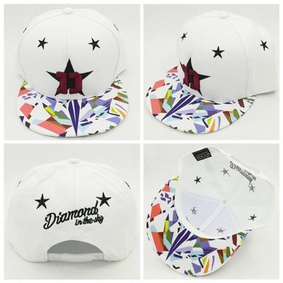 Topi baseball adjustable Motif Bordir Gaya hip hop Untuk Pria Dan Wanita