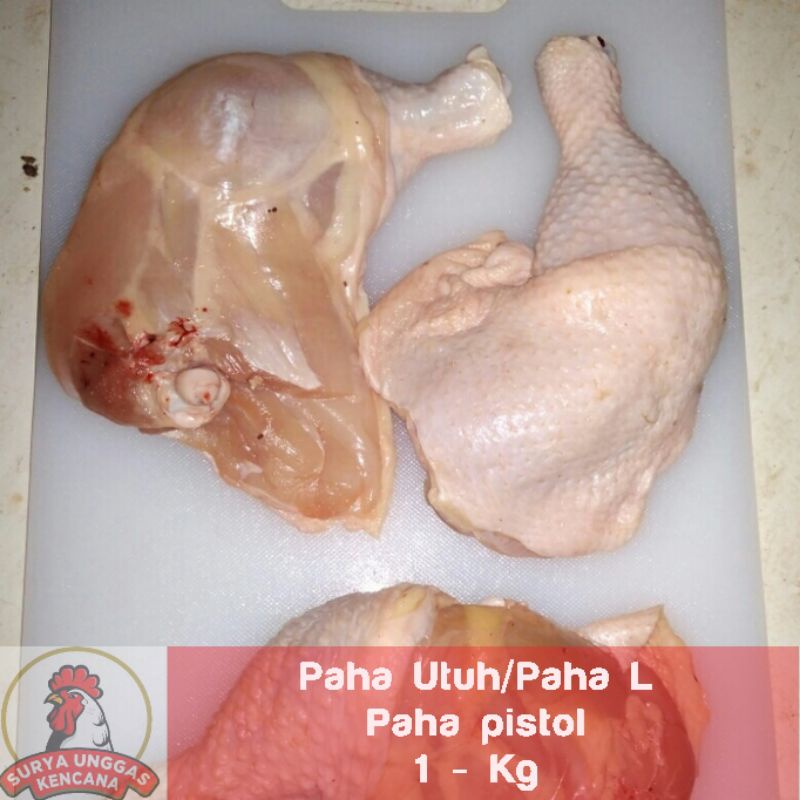 

PAHA UTUH/PAHA TULANG/PAHA BENTUK L [UNTUK 1-KG]