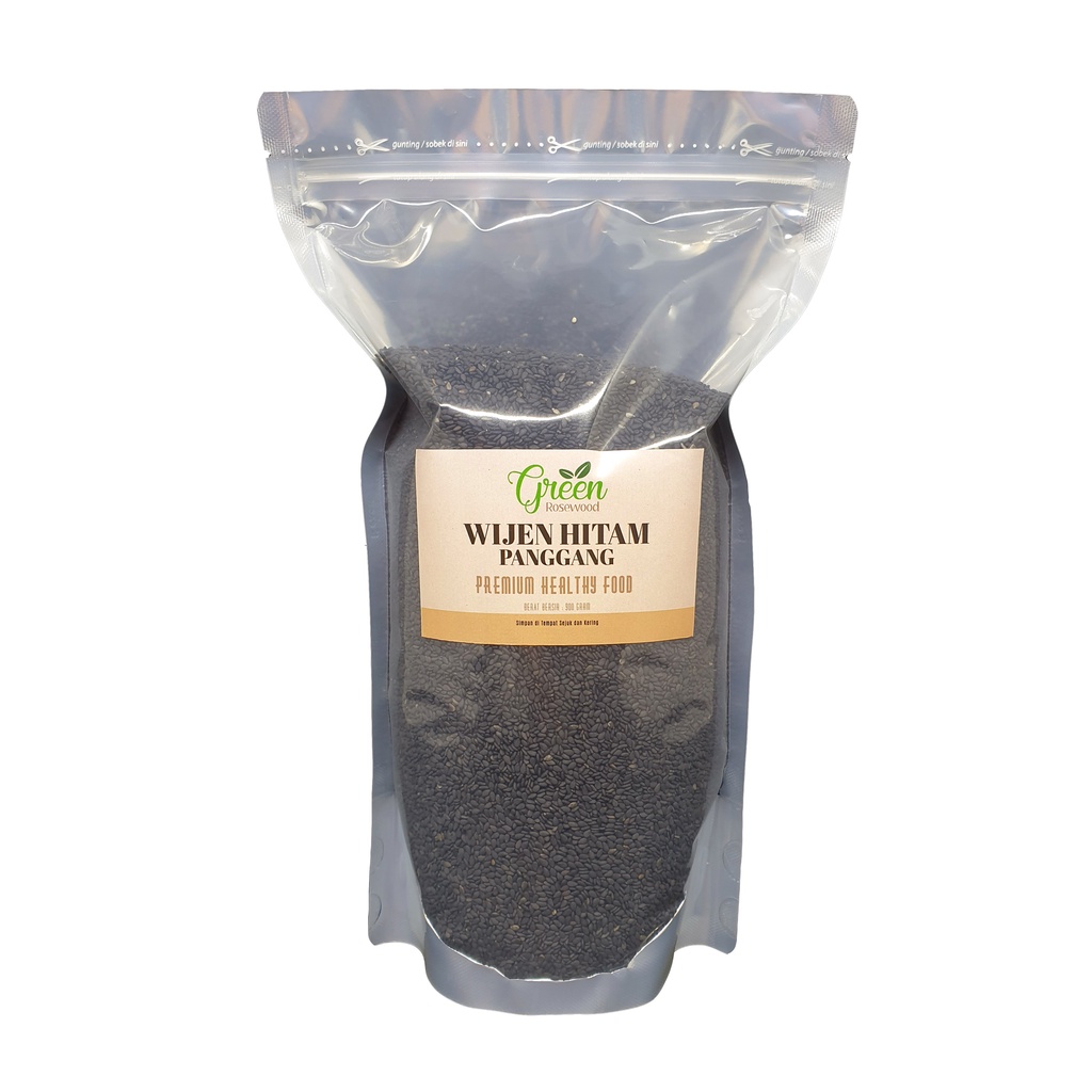 

WIJEN HITAM PANGGANG 900 GR PREMIUM BLACK SESAME SEED ROASTED SANGRAI