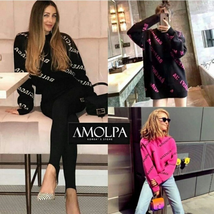 Ready Sweater Rajut Balenciaga Premium Murah