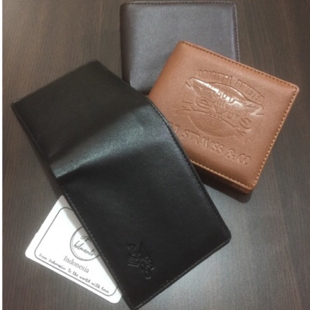 dompet keren model lipat dua, bahan kulit sintetis PU berkualitas, jahitan rapih adu manis #dompet #dompetpria