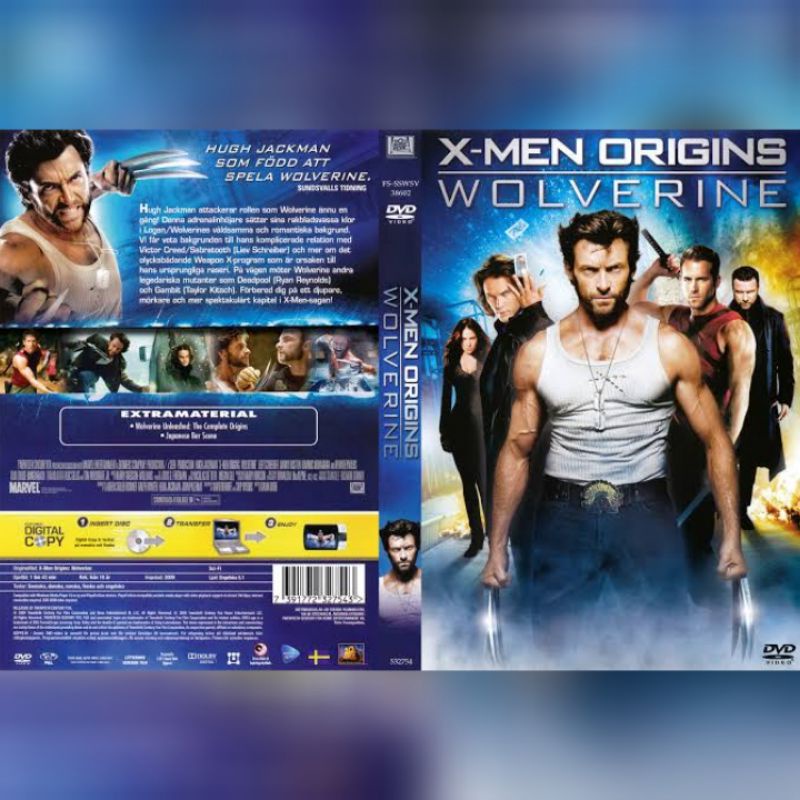 Kaset Film X-MEN ORIGINS - WOLVERINE - Kualitas HD