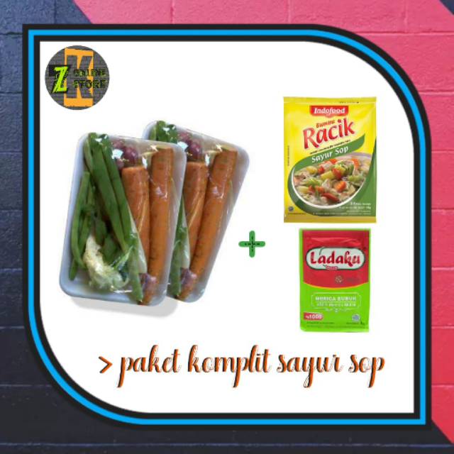 

Paket komplit sayur sop