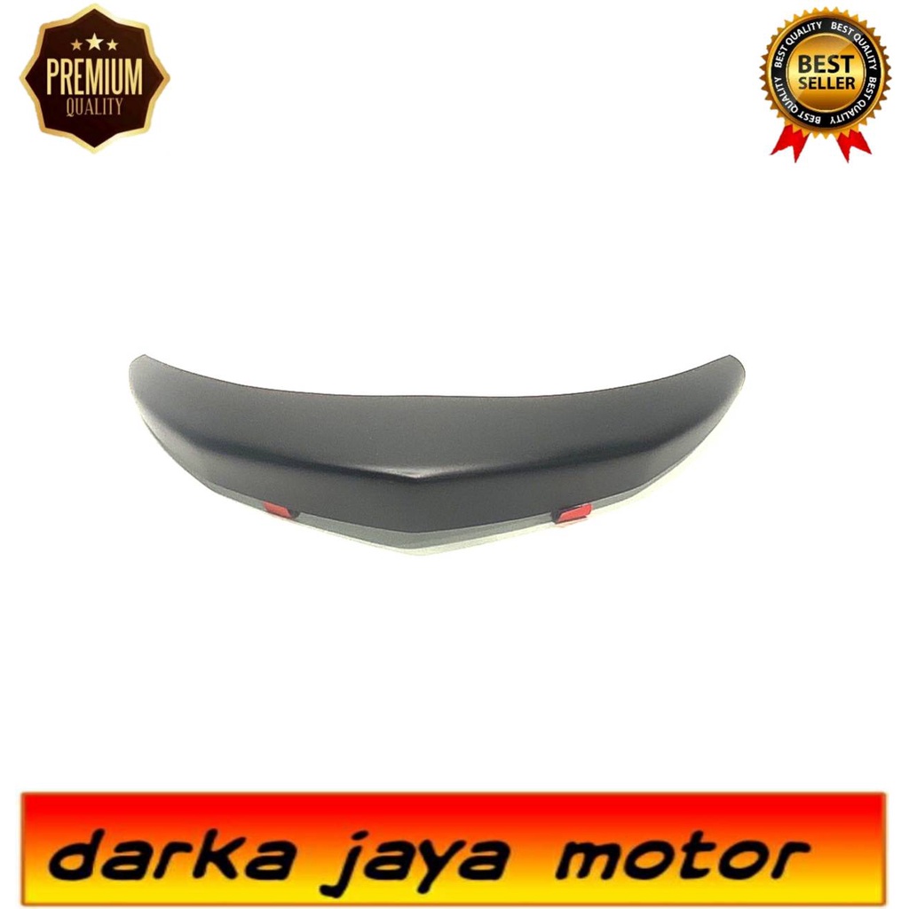 SPOILER 3D HELM KYT TT COURSE /SPOILER KYT TTC/VARIASI TANDUK BELAKANG-BLK dOF 3D