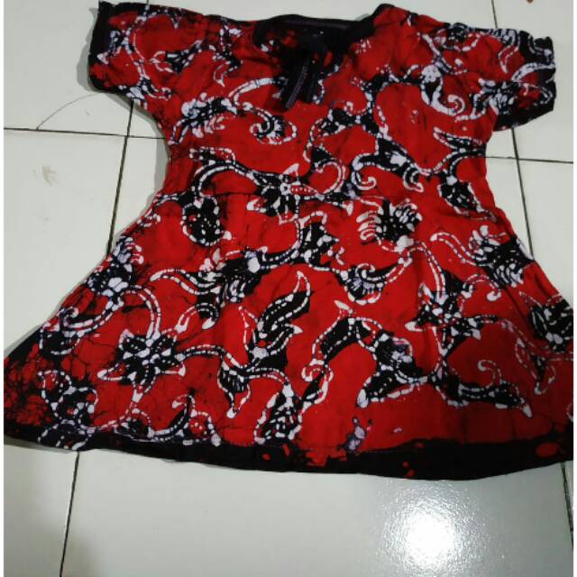 Baju bayi cewek batik  tuban  Shopee Indonesia