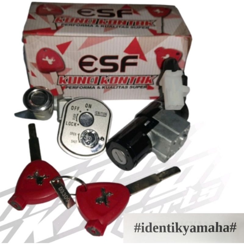 Kunci kontak beat karbu kunci beat karbu ferrari ESF anti maling