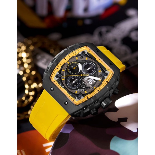 GET 1 GIFT !! Jam Tangan Pria T5 H3856 3856 Original Rubber Watch Chrono Stopwatch