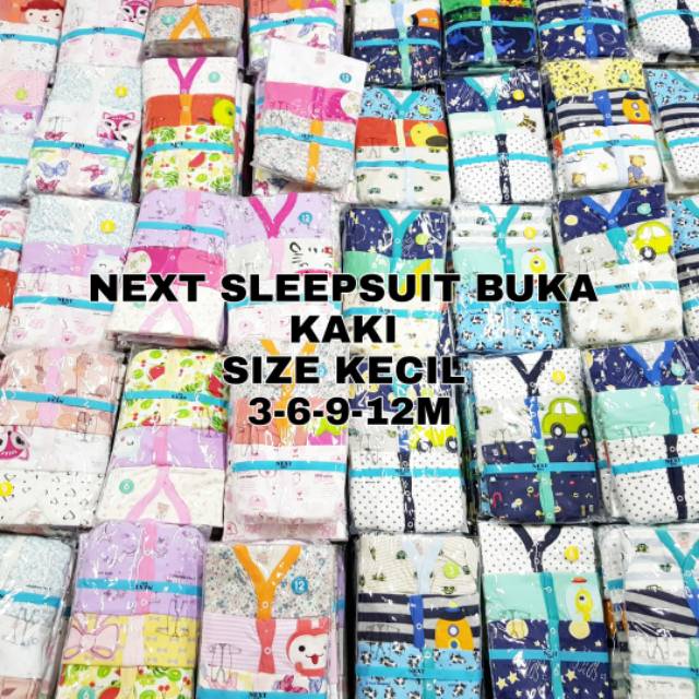 Sleepsuit Buka Kaki 3 In 1