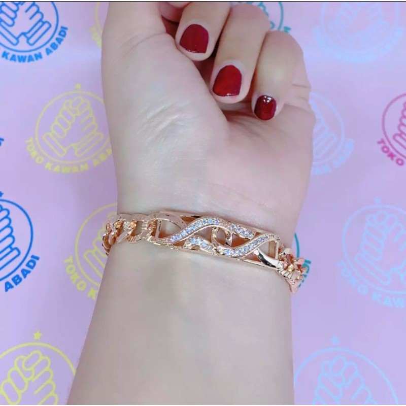 Gelang Tangan Xuping Lapis Emas 24Karat