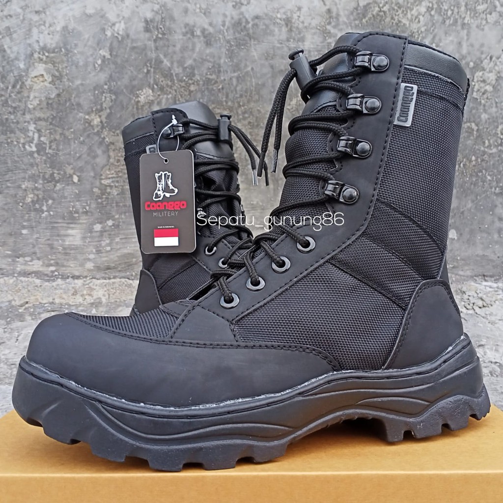 sepatu PDL JATAH PEMBAGIAN TNI AD safety ujung besi original CAANGGO