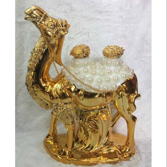 Pajangan/ Hiasan Unta Gold / Dekorasi