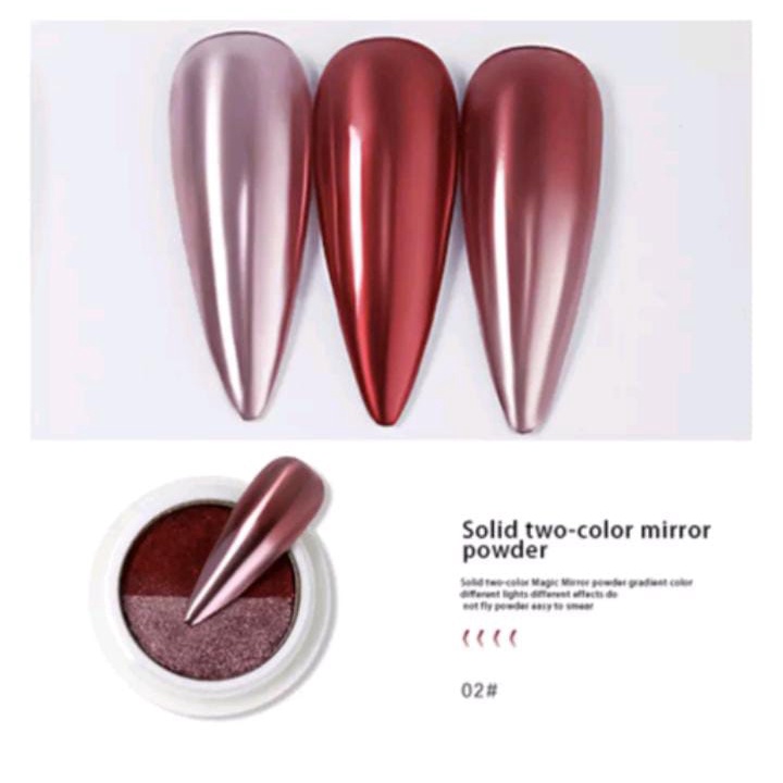 CHROME POWDER NAIL MIRROR CHROME NAIL ART / KUKU / KUTEK