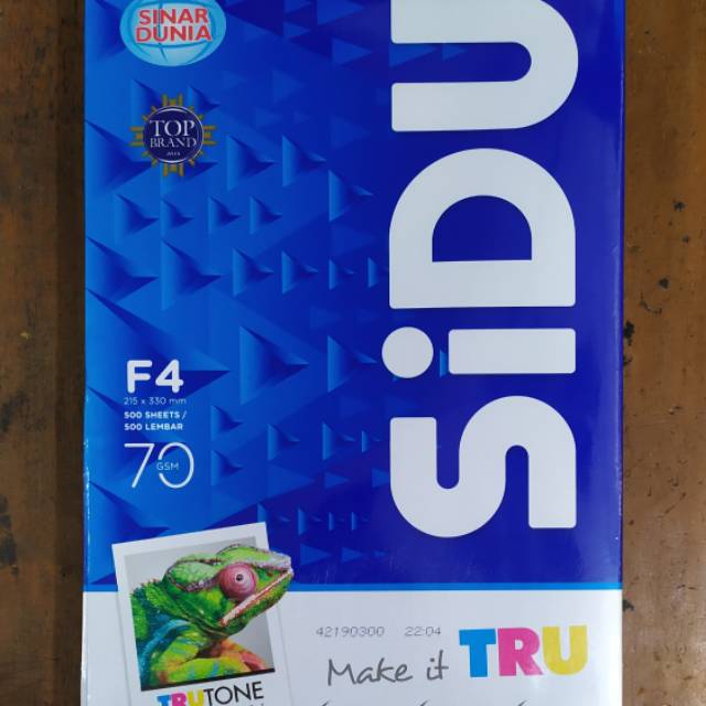 

SINAR DUNIA F4 75 GSM / KERTAS PRINT dan FOTOCOPY