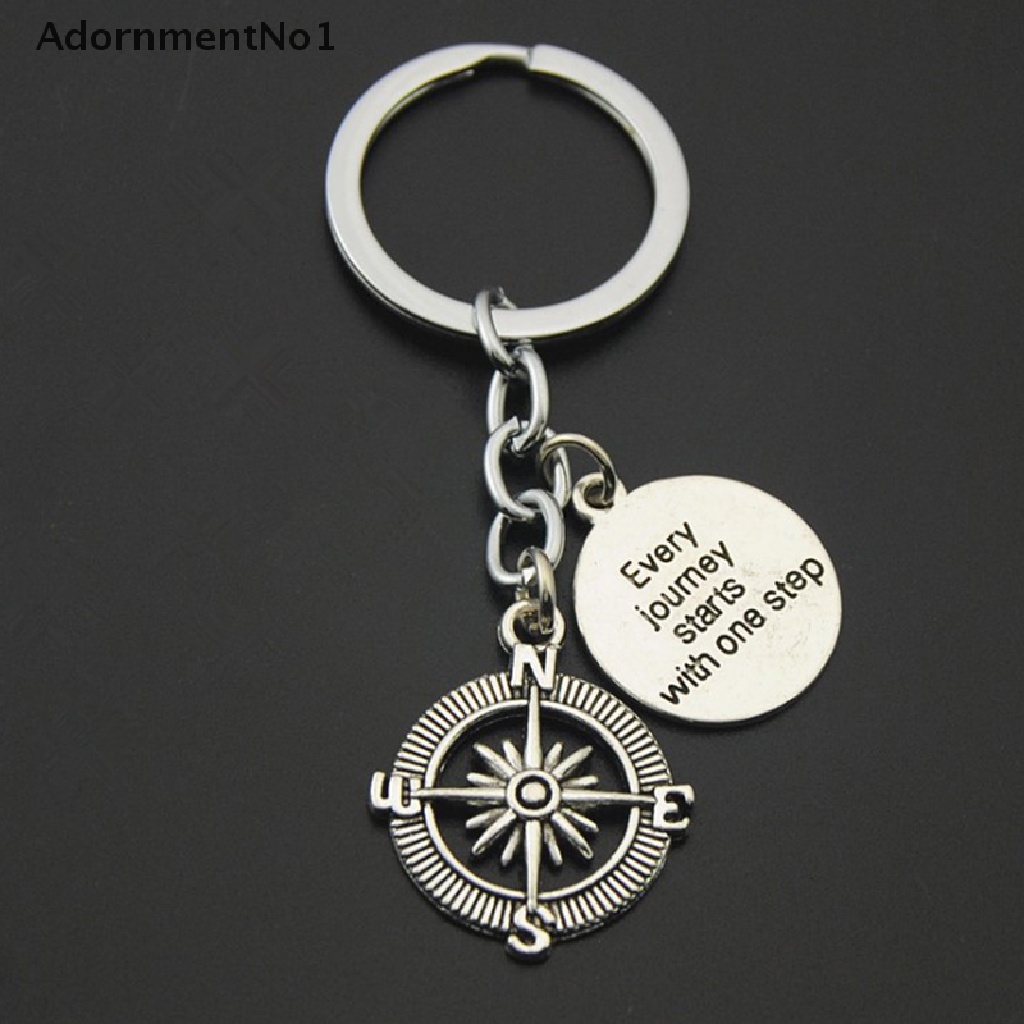 [AdornmentNo1] 1PC Earth Airplane Keychains No Matter Where Pendant Travel Keyring [new]