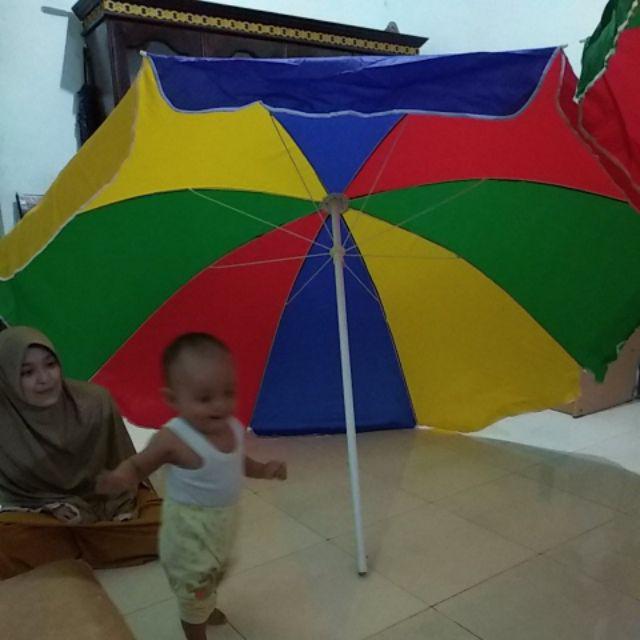 Payung Tenda Besar Diameter 260cm Tutup Besi