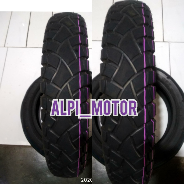 sepasang ban swallow ukuran 100/80 dan 90/90 ring 14