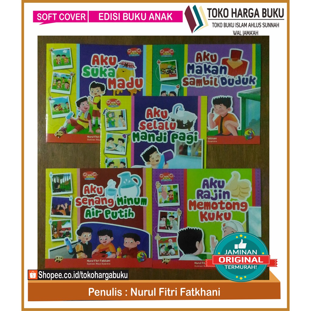 Seri Aku Sehat Seperti Rasulullah KOMPLIT 1 SET GIP