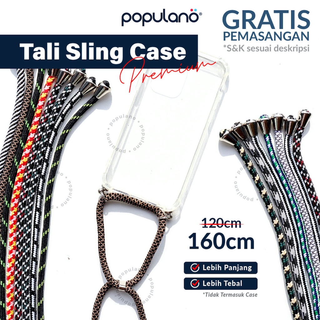 Tali Sling Lanyard Casing Strap Body Phone Strap Mur Baut Sling Tali Sling Case Hp Gantungan