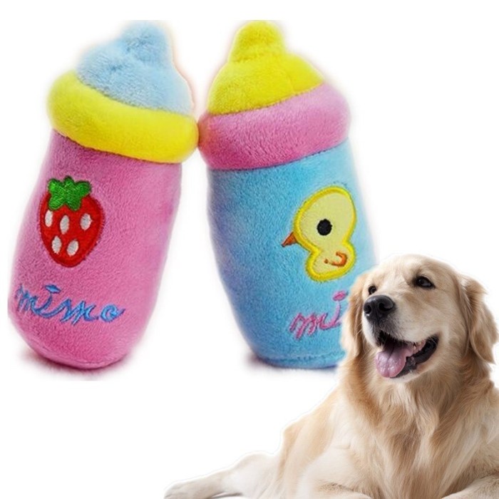 Mainan Gigit Bunyi &quot;BABY BOTTLE&quot; Dog Chew Squeaky Toys