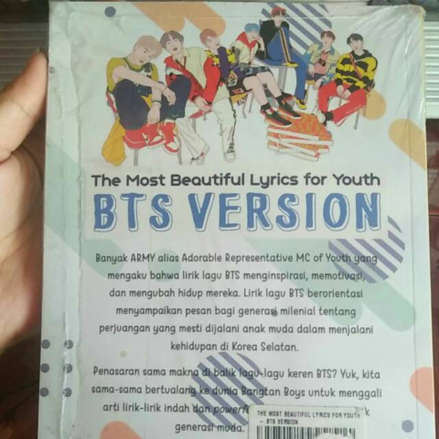 Ready Buku The Most Beautiful Lyrics For Youth Bts Version Shopee Indonesia
