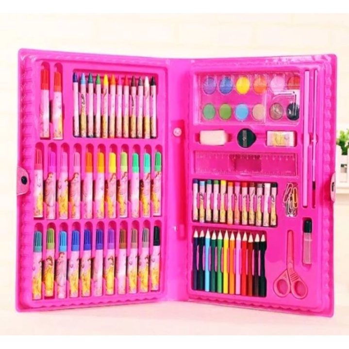 

COLOURING SET 86 IN 1 CRAYON KARAKTER CAT AIR PENSIL WARNA buat anak