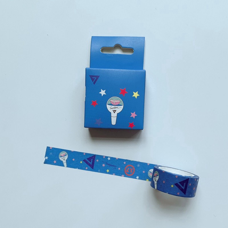 Kpop BTS EXO SEVENTEEN Washi Tape Kartun Lucu Stiker Hadiah Fans