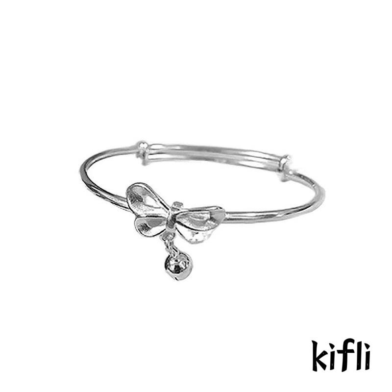 Gelang Tangan Wanita, Dasi Kupu Desain, Pita Hias Lonceng
