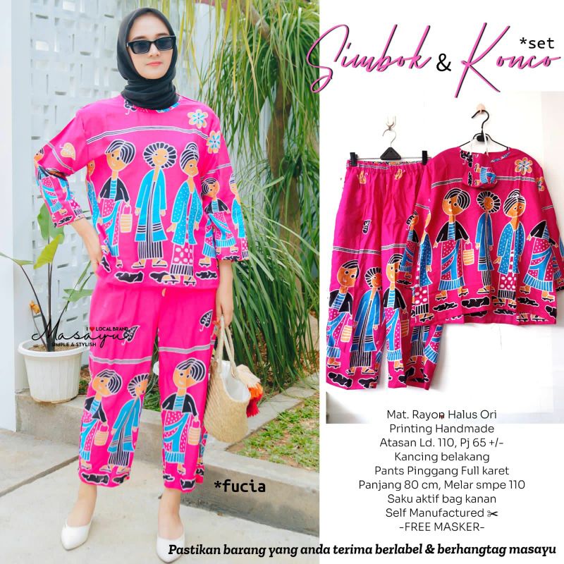 Simbok & Konco Set by Masayu / Setelan Batik