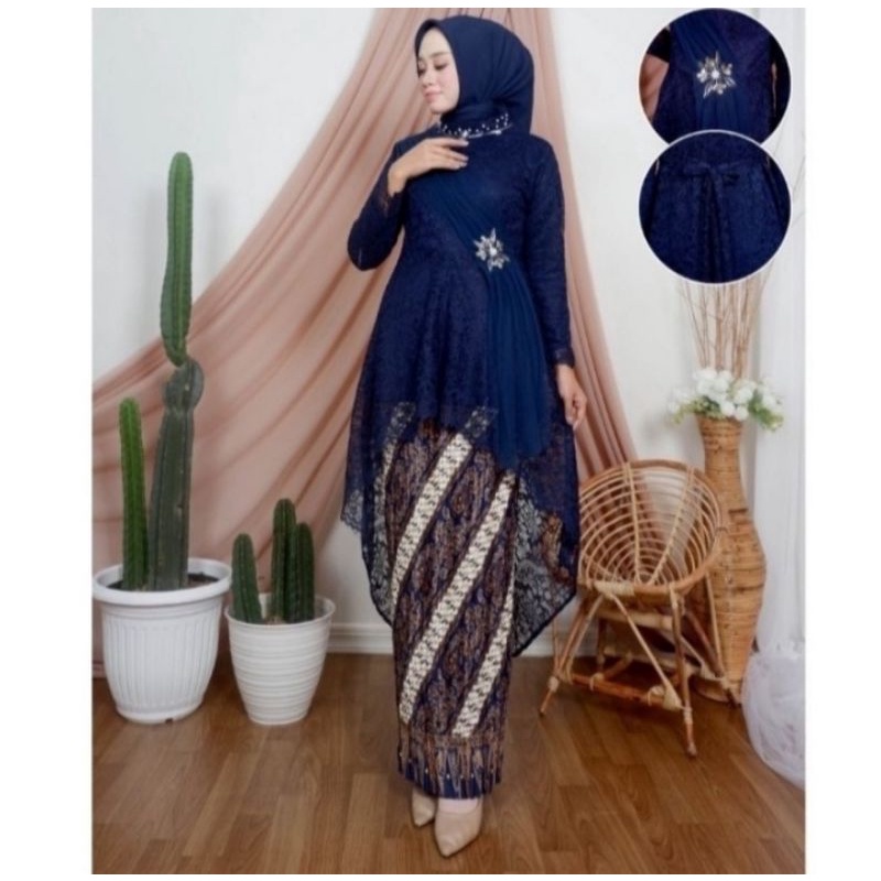 setelan kebaya Lesti kejora / baju kebaya lamaran / kebaya wisuda
