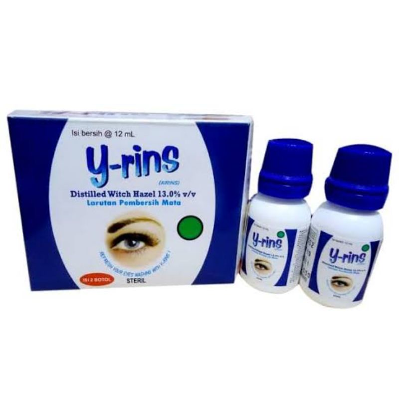 y-rins 12 ml isi 2 botol /obat mata/ mata sehat