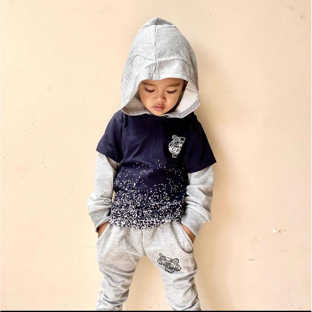 SETELAN HOODIE ANAK ANAK 1-5 TAHUN HOODIE ANAK SPORT SETELAN HOODIE KENNZOO ANAK ANAK SETELAN ANAK