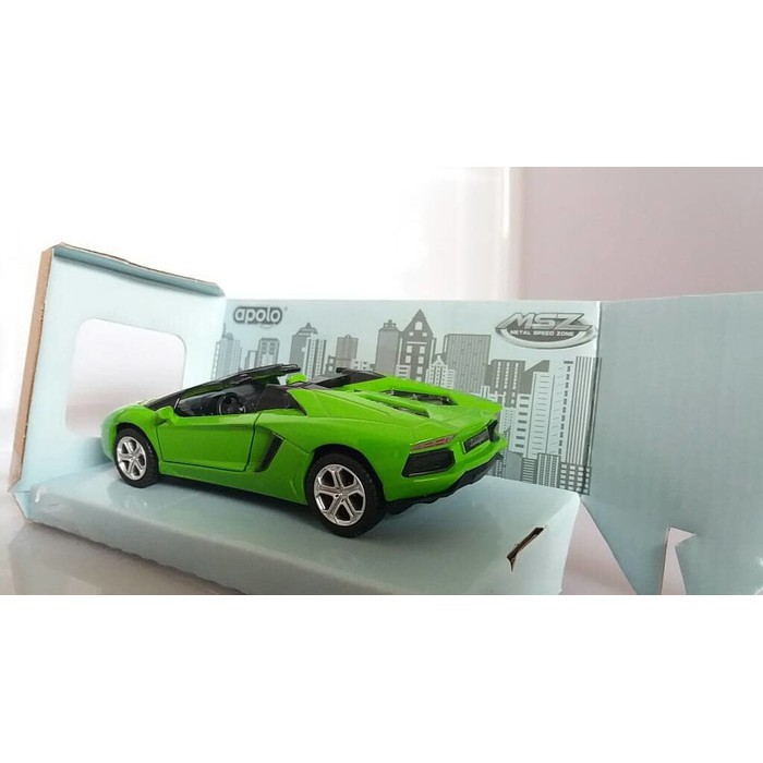 miniatur mobil lamborghini diecast apolo mainan anak pajangan koleksi