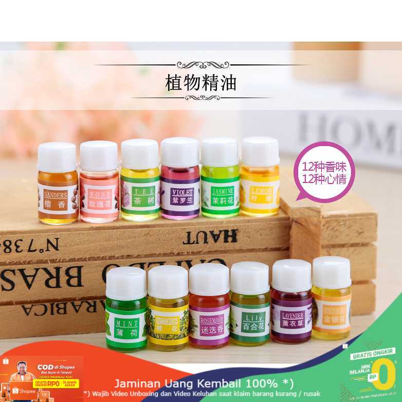 (BISA COD) RVOSTR  HUMI Aroma Essential Oil Aromatherapy 12 in 1 3ml - D23860