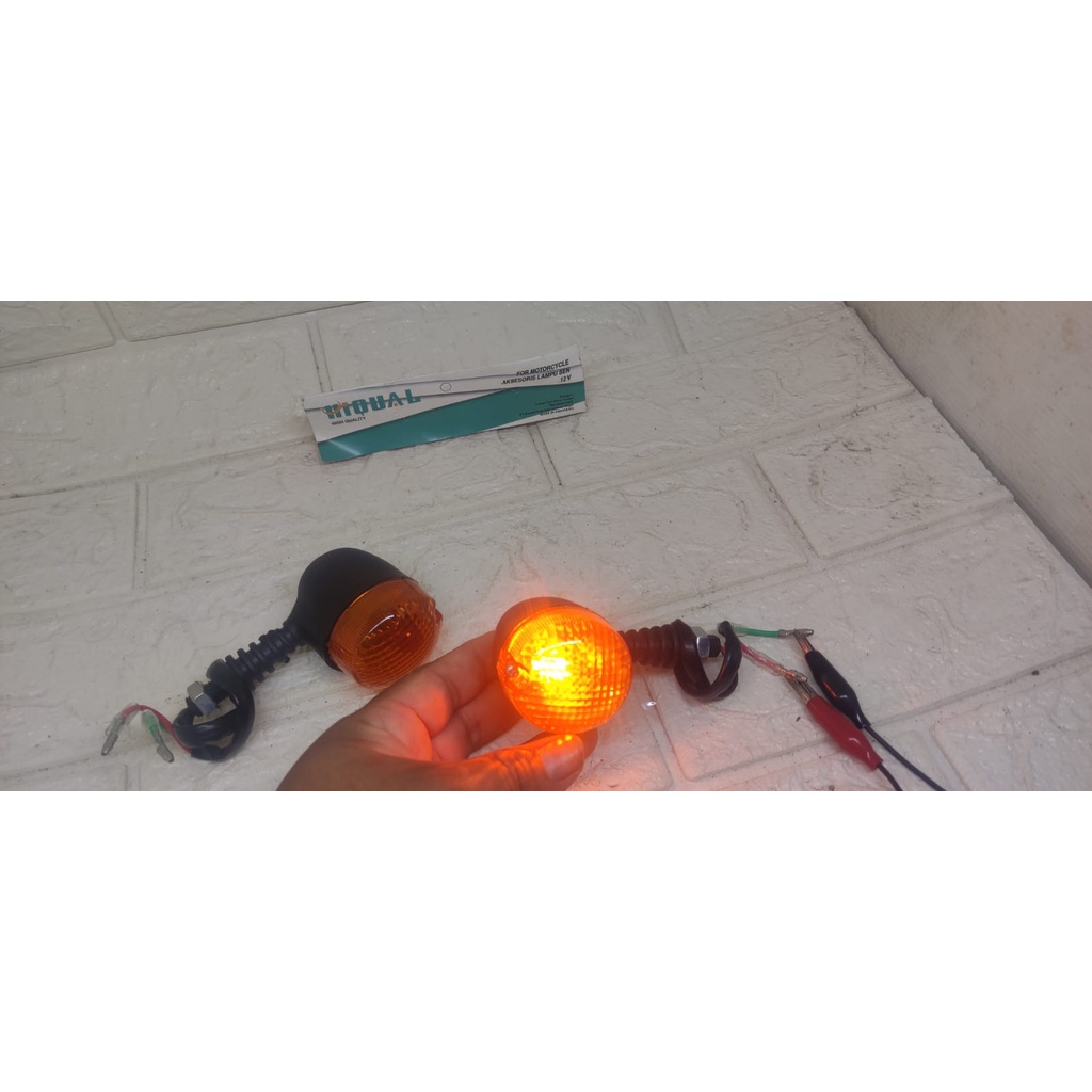 lampu sen motor/Lampu Sein Model Bulat Tawon universal