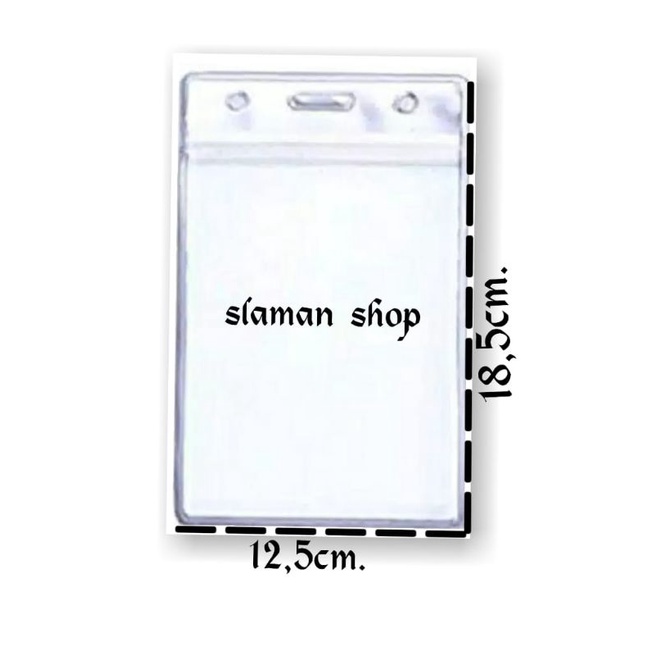 

plastik panitia, plastik nametag, ukuran 12,5x18,5cm, minil 1pak isi 100pcs