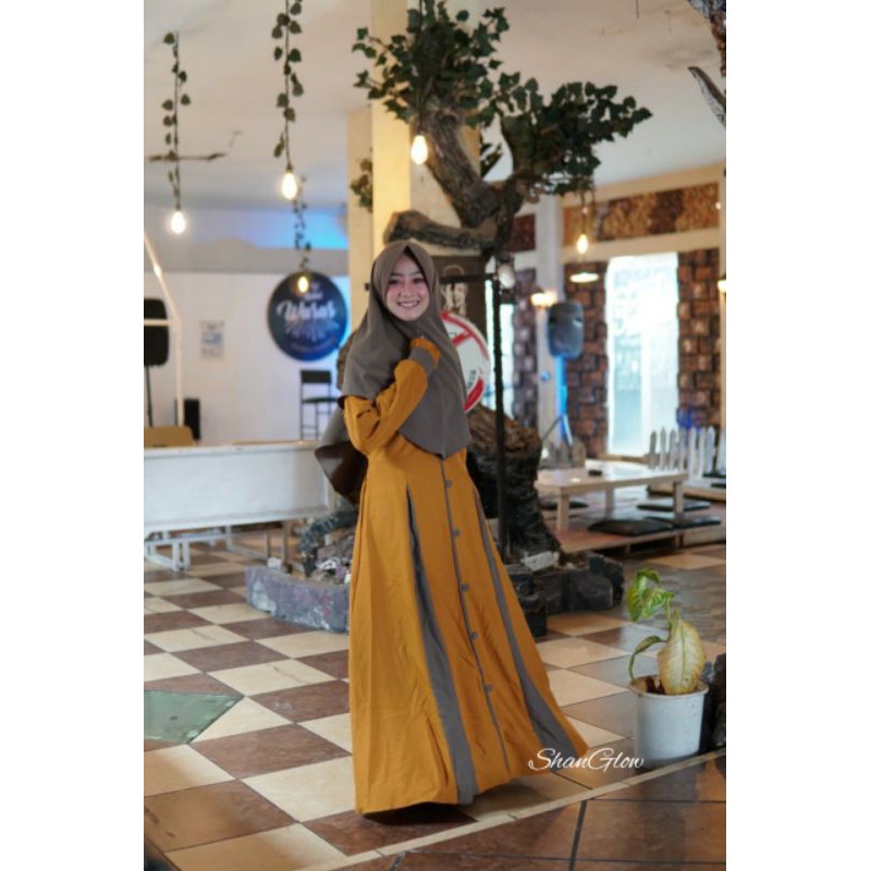 Gamis Ity Crepe Set Shan Glow