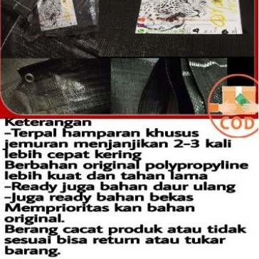 jemuran tanpa sambungan ukuran 4*7 bahan pp dx