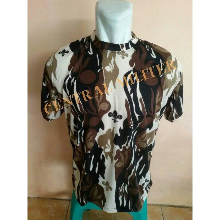 Kaos Pramuka/ Kaos Lengan Pendek/ Kaos Loreng Pramuka