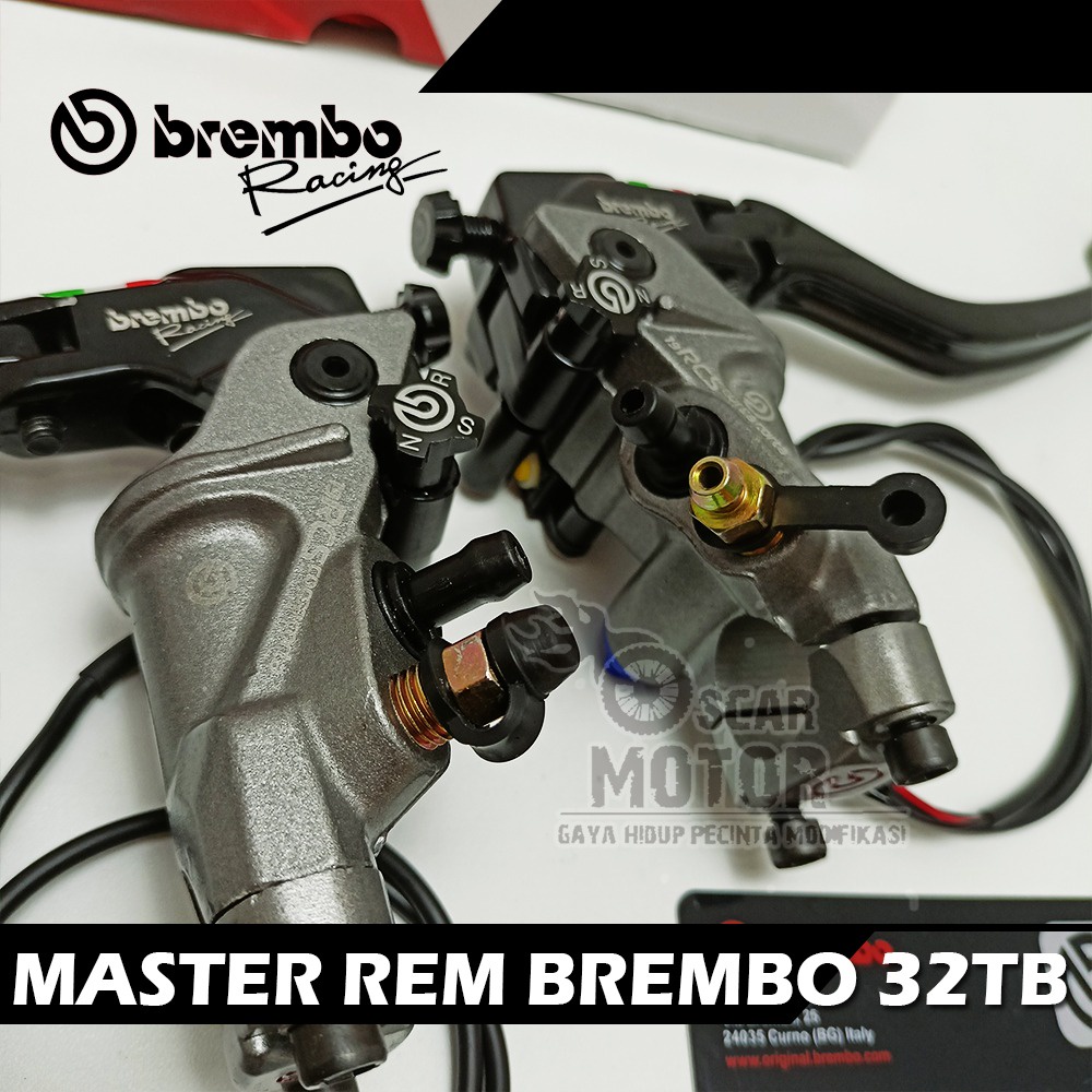 HANDLE MASTER REM BRB CORSA CORTA RCS 19 RADIAL DUA TABUNG MINI CNC