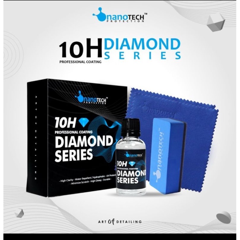 Nano ceramic coating 10H diamond series nanotech paint protection ORIGINAL dijual karena kelebihan p
