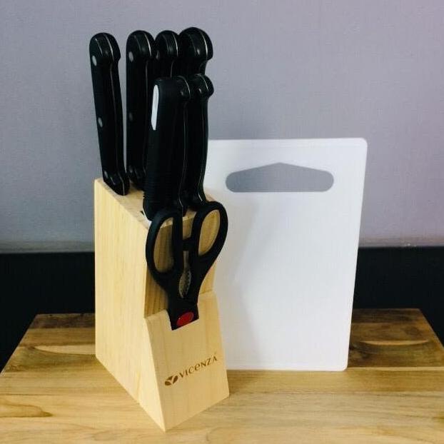 

Knife Set Vicenza / Pisau Set V910K Black Hildawatimore
