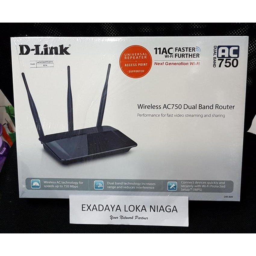 Sale.. D-LINK Dlink DIR-809 , AC750 Wireless Router Dual-Band