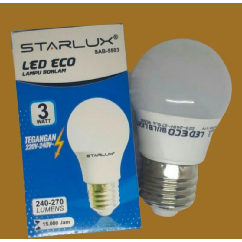 LAMPU  LED 3WATT STARLUX ECO