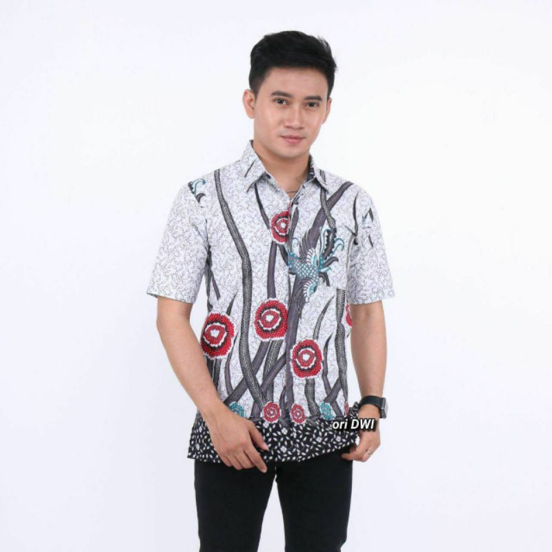 BISA COD!!! BATIK PRIA/KEMEJA BATIK/BAJUBATIK PRIA LENGAN PENDEK