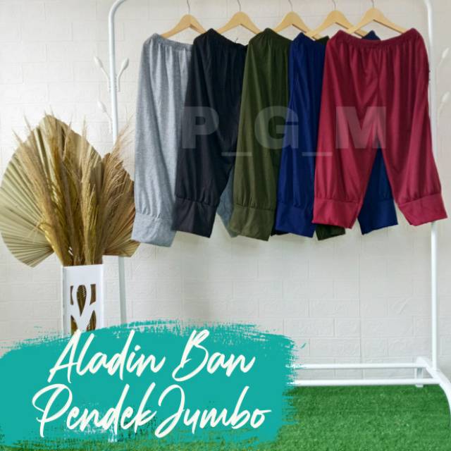 CELAMIS ALADIN BAN PENDEK STANDAR JUMBO / CELANA ALADIN BIG SIZE WANITA BISA COD