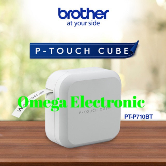 RESMI Brother Label Printer PT-P710BT P Touch Cube Alat Labelling