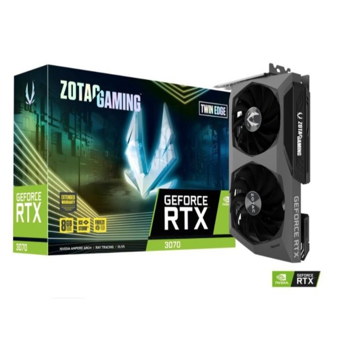 Zotac Nvidia Geforce RTX 3070 Twin Edge 8GB GDDR6