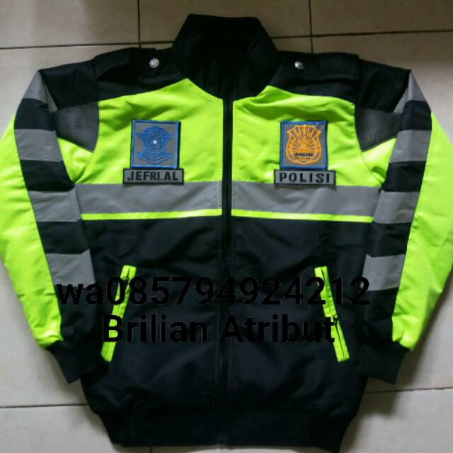 Jaket polisi motip marka high Quality