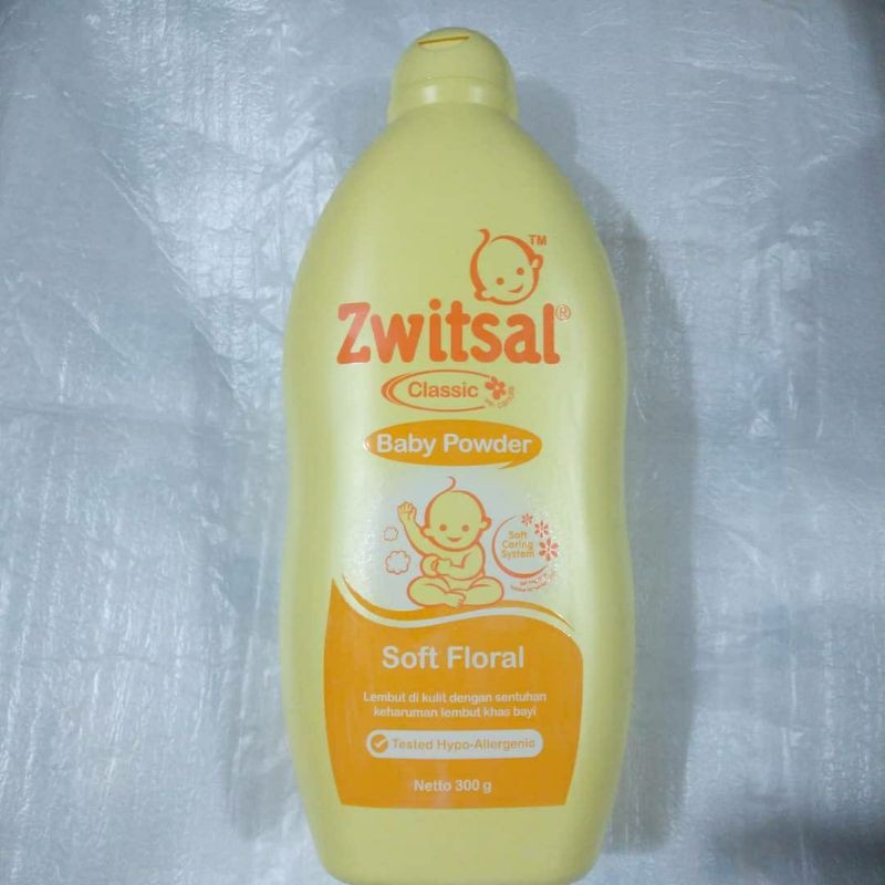 zwitsal baby powder soft floral 300 gr